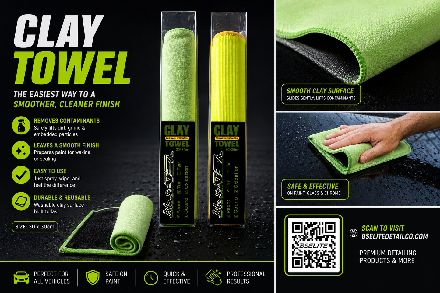 CAR WASH CLAY TOWEL