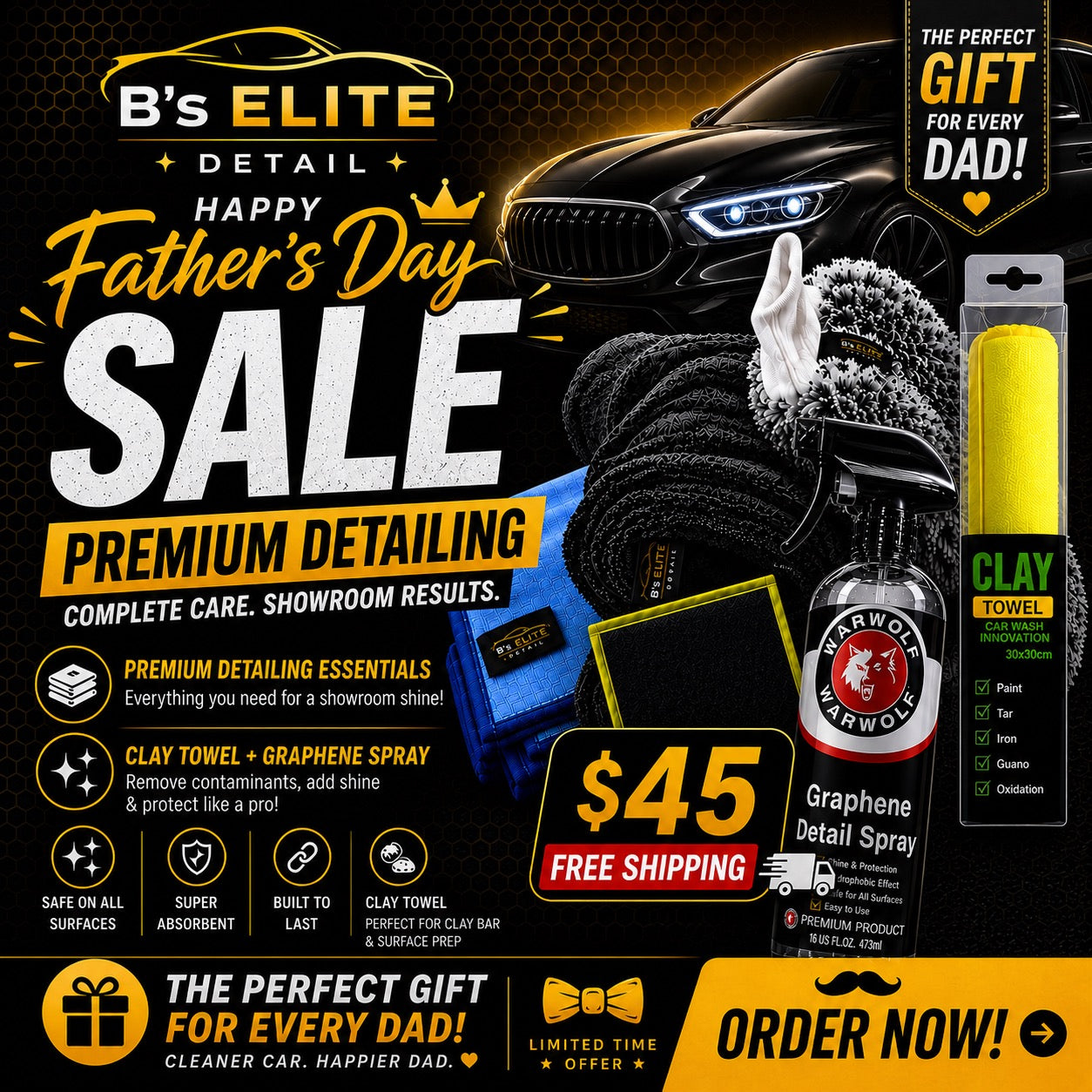 Father's Day Detailing Bundle – Only $45 + Free Shipping